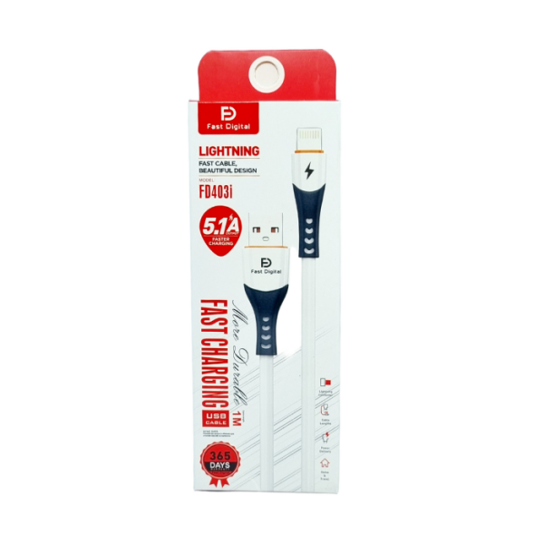 CHARGEUR RAPIDE CABLE USB LIGHTNING 5.1A