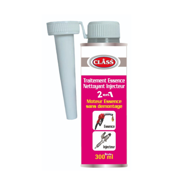 CLASS TRAITEMENT DIESEL NETTOYANT INJECTEUR 2EN1 AUTO MOTEUR ESSENCE 300ML