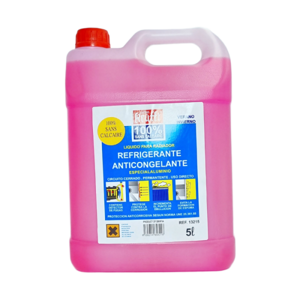 KRAFFT 100% SANS CALCAIRE ANTIGEL AUTO ROSE 5L