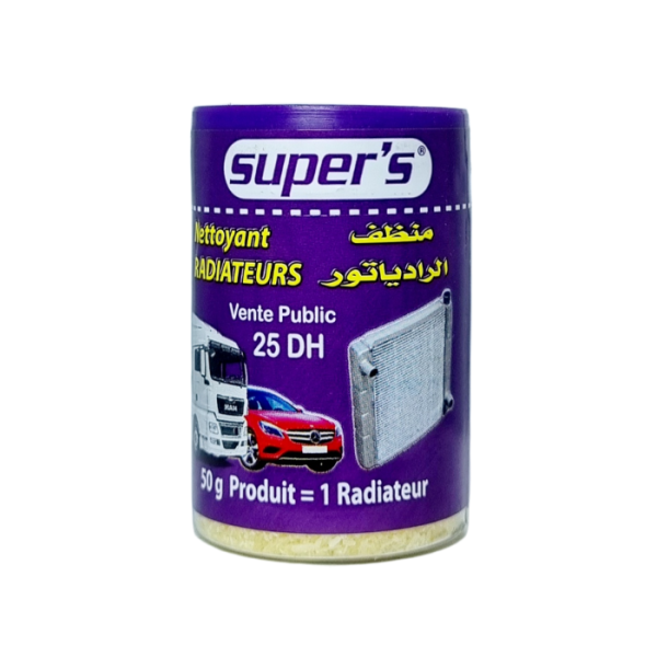 SUPERS NETTOYANT RADIATEUR AUTO DIESEL/ESSENCE 50G