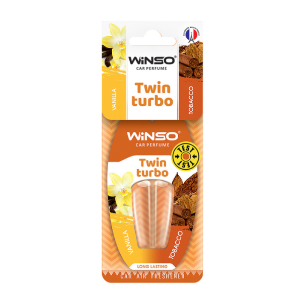 WINSO PARFUM AUTO TWIN TURBO VANILLA TABACO